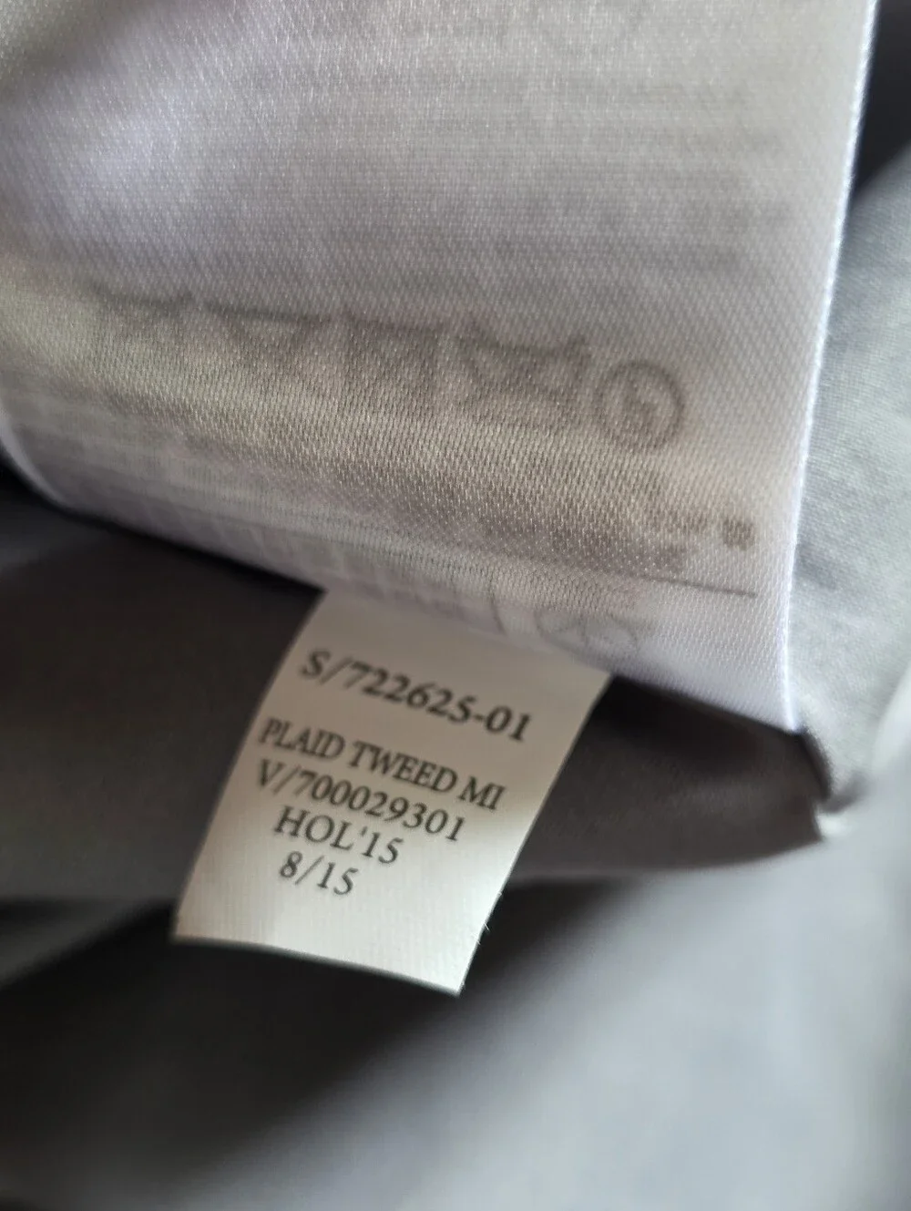 Banana Republic Mini Skirt Gray Plaid Wool Blend Size 4